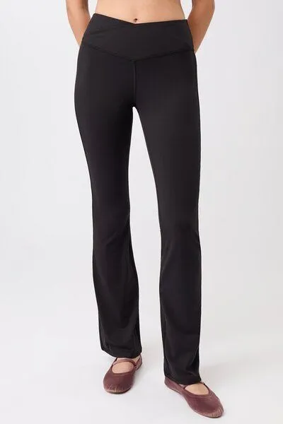 mandala mandala Flared Sports Pant, Black (schwarz), – Produktbild 1 von 4