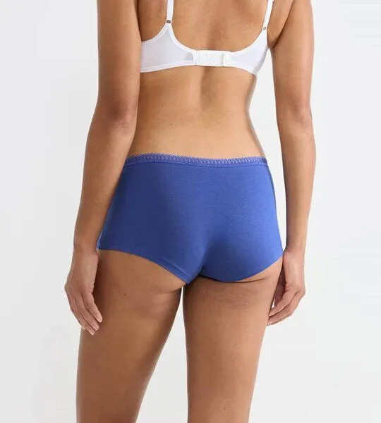 Sloggi Sloggi 3er Pack Shorts GO Crush Bio-Baumwolle, Blau, – Produktbild 3 von 3