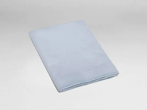 Yumeko Yumeko Kinderlaken Baumwollsatin, Sky blue, – Produktbild 1 von 4