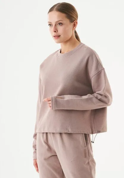 ORGANICATION ORGANICATION ESSENTIALS-SEDA- Sweatshirt aus Bio-Baumwolle, Mocha, – Produktbild 3 von 4