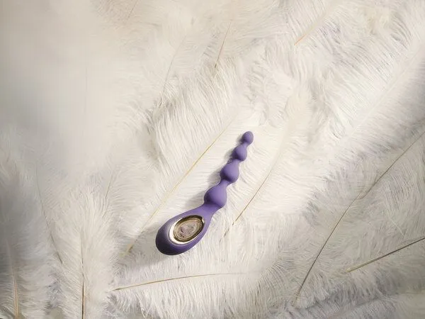 LELO Analvibrator mit Perlen - LELO SORAYA Beads, Lila, – Produktbild 4 von 4