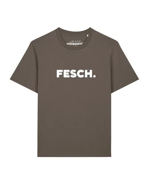 watapparel watapparel T-Shirt Unisex Fesch, Mocha, – Produktbild 1 von 2