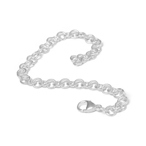 Jonathan Radetz Jewellery Jonathan Radetz Jewellery Armband LOOP, Silber 925, Sterlingsilber, Länge 18 - 20 cm, Handmade in Germany – Produktbild 1 von 3