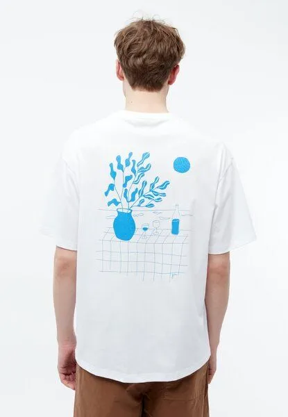Givn Berlin Givn Berlin Print-T-Shirt GBGARY (STILL LIFE) oversize aus Bio-Baumwolle, White, – Produktbild 3 von 4
