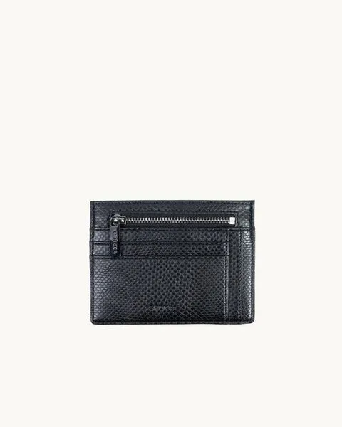 Ashoka Paris Ashoka Paris Schwarz Eidechse Zip-Kartenhalter Uppeal – Produktbild 4 von 4
