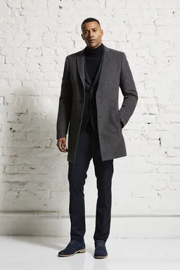 Wunderwerk Wunderwerk Herren Mantel aus Schurwolle "Metro long coat male" – Produktbild 1 von 1