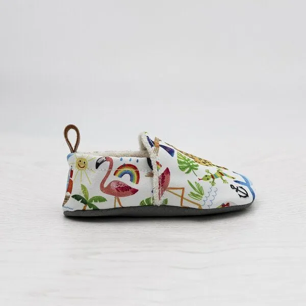 Pololo Pololo Barfuß-Hausschuhe aus Seaqual Yarn, Futter aus Baumwolle (organic) vegan, Tiere, – Produktbild 4 von 4
