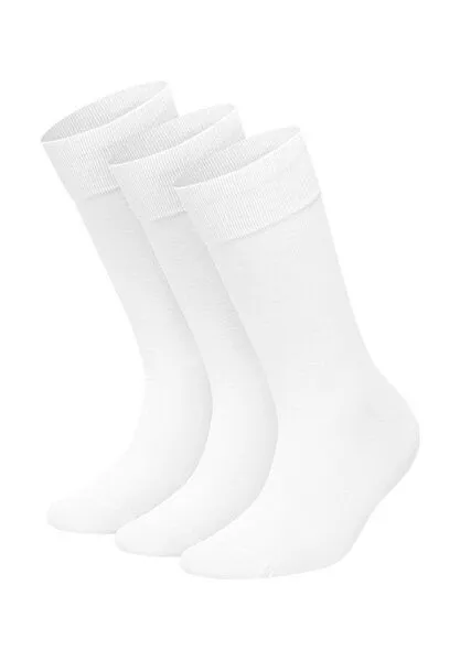 DillySocks DillySocks Socken „One Color Smooth“, Smooth snow white, – Produktbild 2 von 4