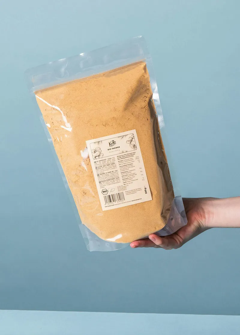 KoRo Bio Ingwer Pulver 500 g – Produktbild 5 von 5