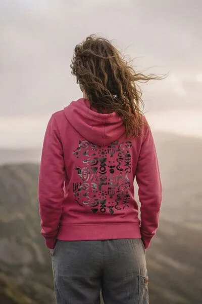 KOKOworld KOKOworld Kapuzenjacke Goa-Zip, Pink sun&soil (rosa), – Produktbild 2 von 4