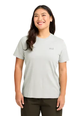 Jack Wolfskin Jack Wolfskin Essential T W T-Shirt aus Bio-Baumwolle Damen 2XL weiß – Produktbild 1 von 1