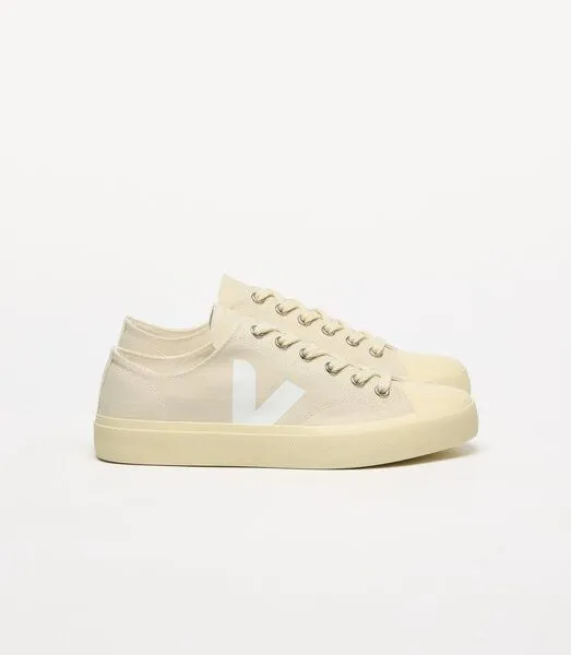 Veja Veja Damen-Sneaker Wata II Low Canvas Pierre White – Produktbild 4 von 4