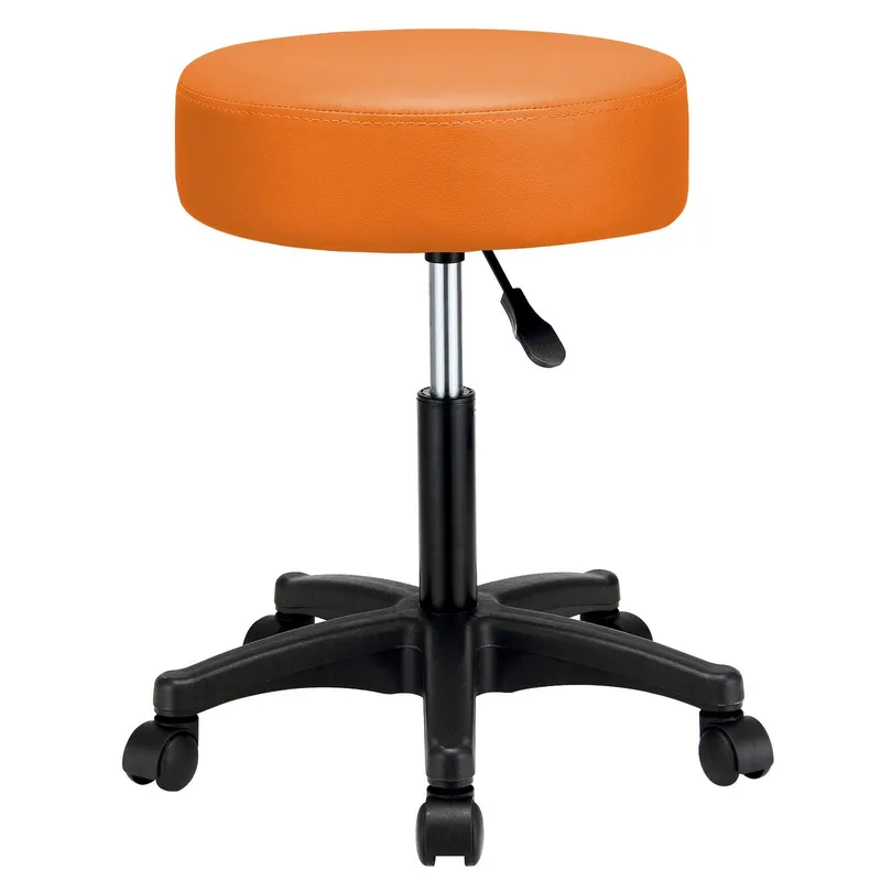 Casaria® Casaria Deuba Rollhocker orange – Produktbild 1 von 1