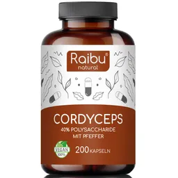 Raibu Natural Raibu Natural Cordyceps | 200 Kapseln – Produktbild 1 von 1
