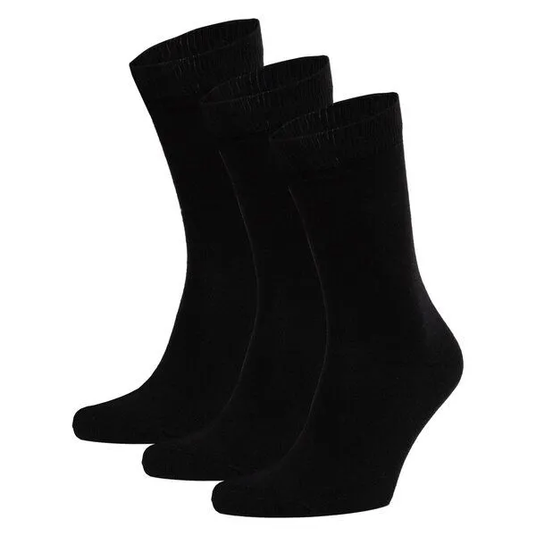 Opi and Max Opi and Max 3 Paar Bio-Baumwollsocken (98%) GOTS-zertifiziert, Schwarz, – Produktbild 1 von 1
