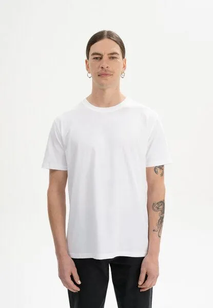 MELA MELA T-Shirt Style SADHIL aus 100% Bio-Baumwolle, Weiss, – Produktbild 1 von 4