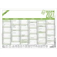Zettler Zettler Wandtafelkalender aus Recyclingpapier, DIN A4, 2027 – Produktbild 1 von 1