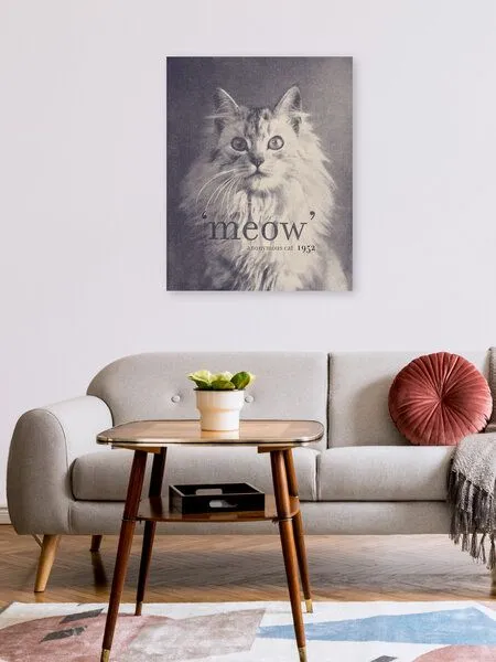Photocircle Photocircle Poster / Leinwandbild - Famous Quote Cat – Produktbild 2 von 4