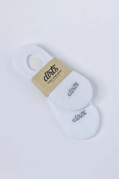 DIRTS Dirts Sneaker Socks 2er Pack, Weiss, – Produktbild 4 von 4
