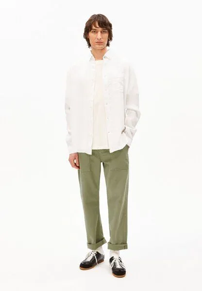 ARMEDANGELS ARMEDANGELS LINEN Herren Hemd aus Leinen, White, – Produktbild 4 von 4