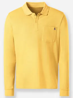 Catamaran Langarm-Poloshirt gelb – Produktbild 1 von 1