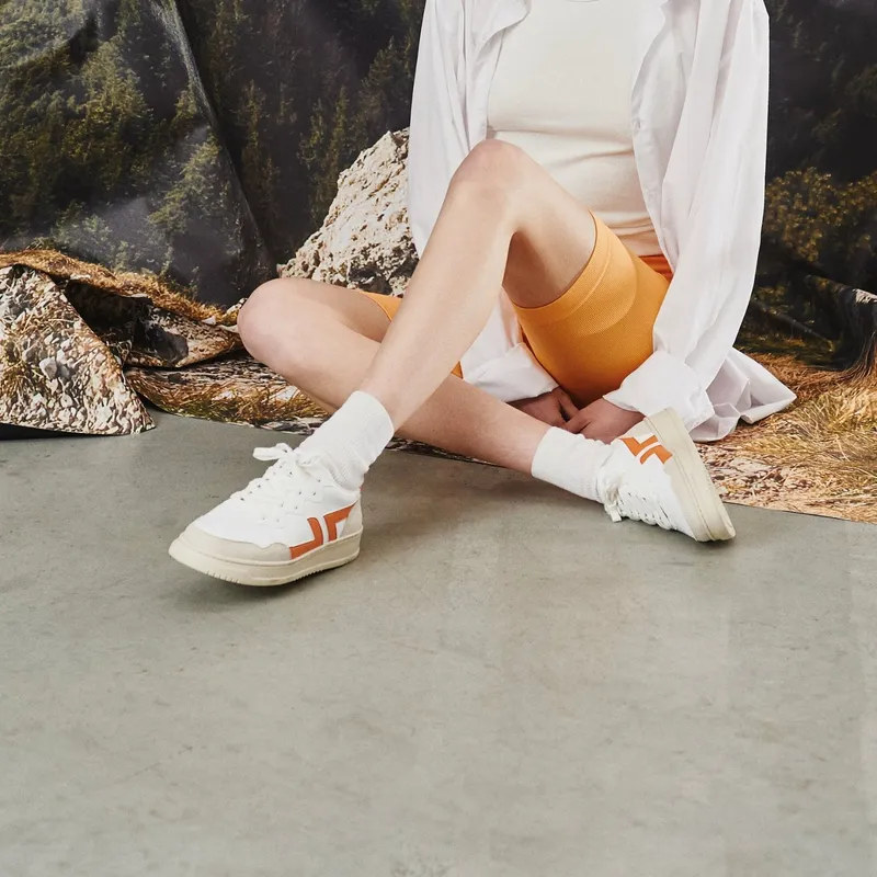 Zèta Zèta Herren vegan Sneaker Bêta B1 Orange, Beige, – Produktbild 2 von 2