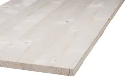 binderholz Tischplatte Leimholz Fichte 80 x 30 cm 18 mm – Produktbild 1 von 1