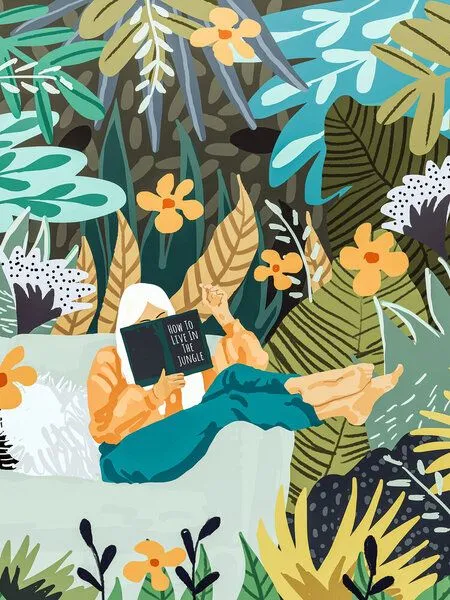 Photocircle Photocircle Poster / Leinwandbild - How To Live In The Jungle – Produktbild 1 von 4