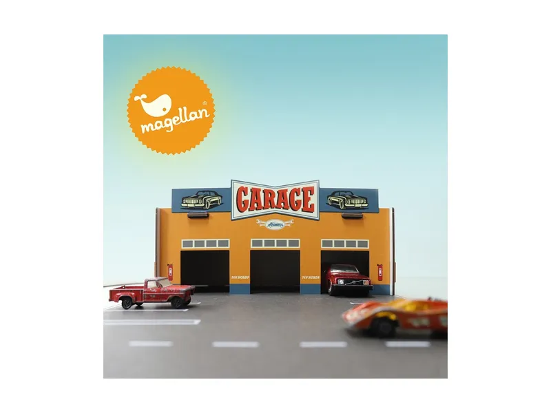 Magellan MyRoads Spielstraße - Starter Set, 8-teilig Maße 56,5 x 18,0 x 7,5 cm, Braun, – Produktbild 2 von 2