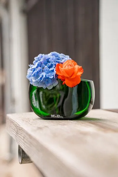 MaBe MaBe Vase aus dem fränkischen Bocksbeutel, Grün, – Produktbild 2 von 4