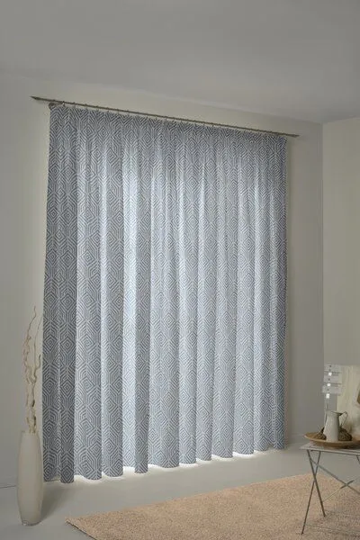 Nature by Adam Nature by Adam Vorhang aus 100% Bio-Baumwolle - Made in Germany - Easy Diamond, Dunkelblau, – Produktbild 7 von 7