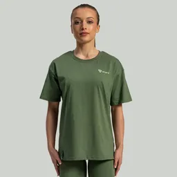 GymBeam OG1 STRIX Oversized Lunar T-Shirt für Frauen in Cedar Green L – Produktbild 1 von 1