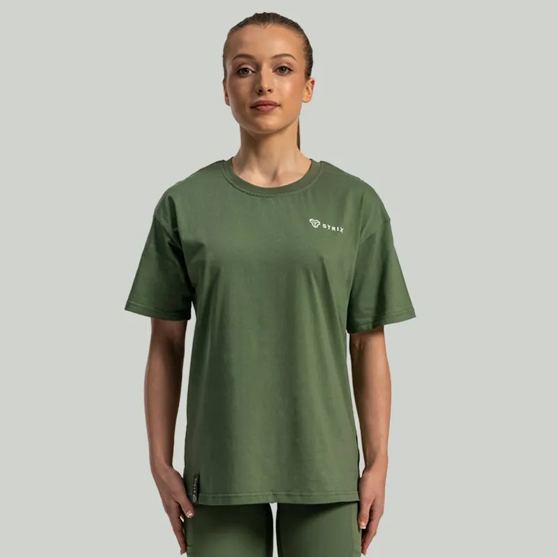GymBeam OG1 STRIX Oversized Lunar T-Shirt für Frauen in Cedar Green M – Produktbild 1 von 1
