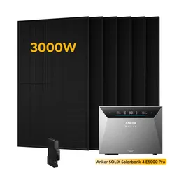 Anker Anker SOLIX Solarbank 4 E5000 Pro, mit 6 x 500 Bifaziale Solarmodule, by Powerness - 5kWh / Pre-Sale Special: Gratis Smart Meter Gen 2 / Selbstabholung – Produktbild 1 von 1