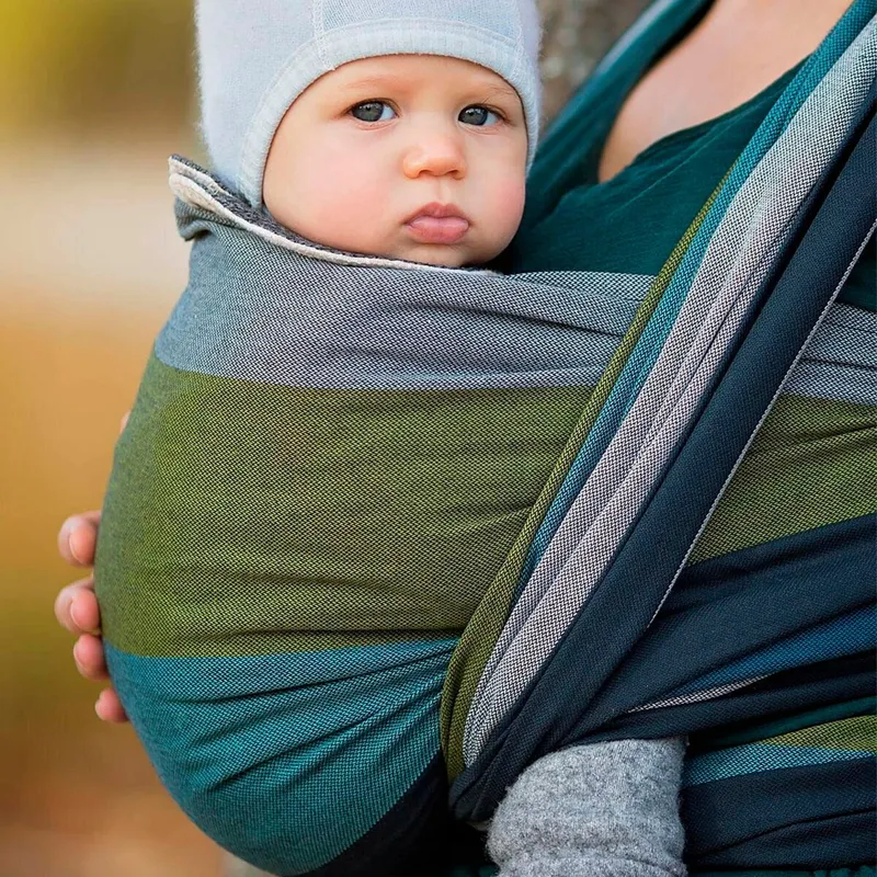Hoppediz Hoppediz® Babytragetuch Gewebtes Tragetuch, Mehrfarbig, – Produktbild 2 von 3