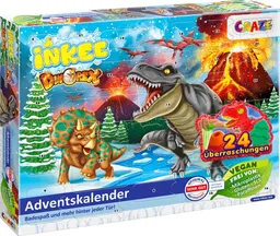 CRAZE Adventskalender Adventskalender 2026 Kinder Badezusätze Dinorex, 1 St (24-tlg) – Produktbild 1 von 1