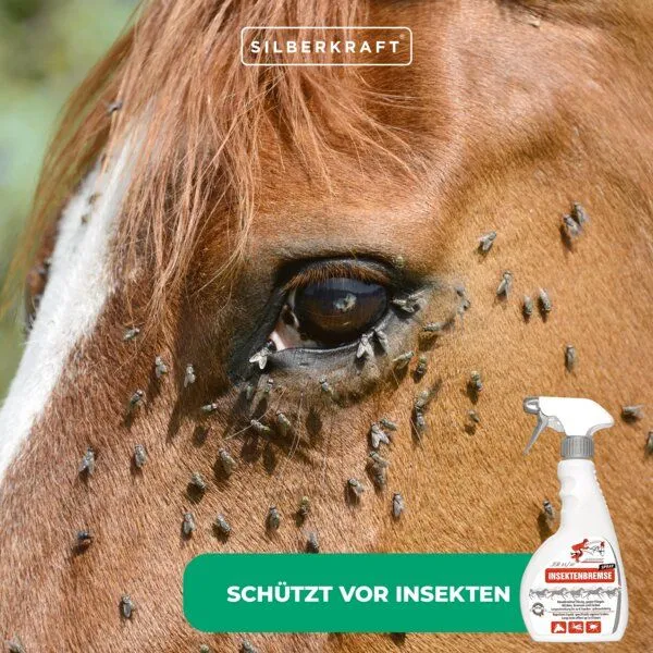 Silberkraft Silberkraft Insekten-Abwehrspray für Pferde: Effektiver Schutz vor Mücken, Bremsen und Zecken – Produktbild 4 von 4