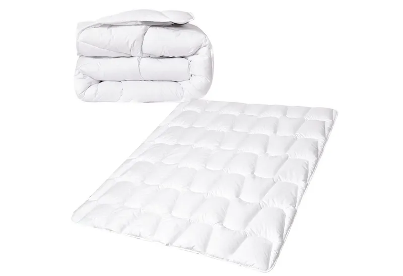 SEI Design Microfaserbettdecke SWAN de Luxe Winterbettdecke Bettdecke Decke Baumwolldecke vegan, Füllung: 100% Polyester, Bezug: 100% Baumwolle, Vegane Alternative zu Daunen, Weiß, – Produktbild 1 von 5