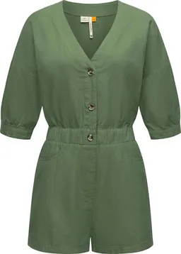 ragwear ragwear Jumpsuit Ipsie schicker, kurzer Damen Overall in Military-Look – Produktbild 1 von 1