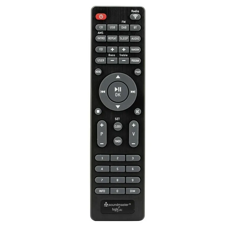 Soundmaster Soundmaster Stereo Musikcenter ICD2023 schwarz Kompaktanlage – Produktbild 4 von 4