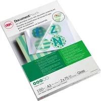 GBC 100 Folientaschen A3 75µ klar – Produktbild 1 von 1