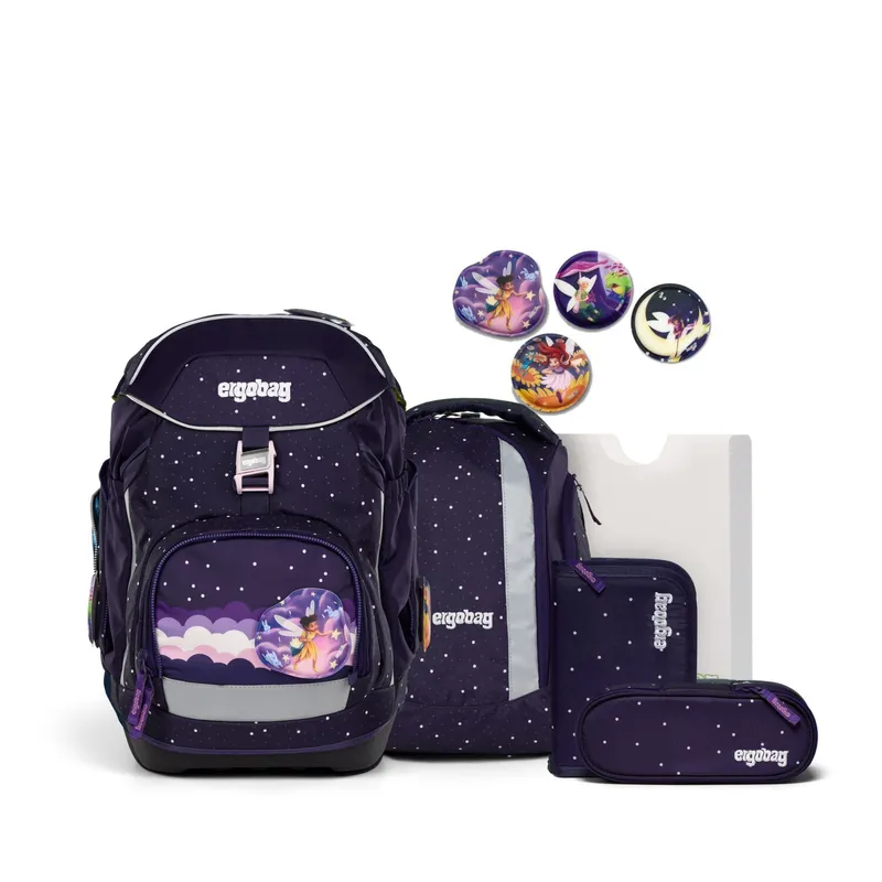 Ergobag Ergobag pack 6-teiliges Schulrucksack-Set 2025 SternguckBär, Lilac, – Produktbild 1 von 1