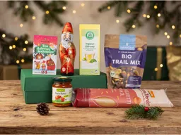 Bio-Geschenkset "Adventsgenuss", 6-tlg., mit Tee, Feinkost und Schokolade – Produktbild 1 von 1