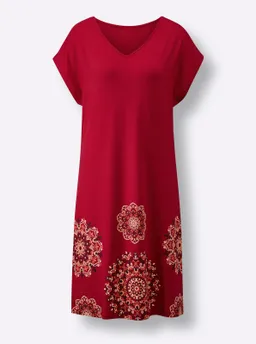 feel good Sommerkleid rot-schwarz – Produktbild 1 von 1