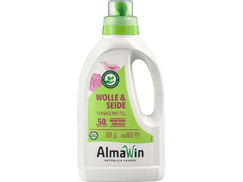 AlmaWin AlmaWin Feinwaschmittel "Wolle & Seide" Flasche, 0,75 l – Produktbild 1 von 1