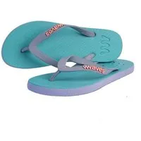 Waves WAVES Flip Flops - Zehentrenner 100 % Naturkautschuk, Hellblau/flieder, – Produktbild 1 von 1