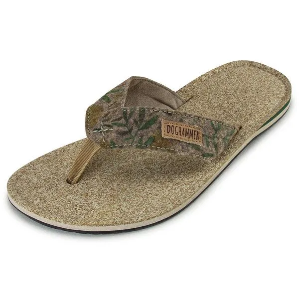 Doghammer Doghammer Vegane Zehentrenner-Sandale Gamsbleame, Flower (braun), – Produktbild 3 von 3
