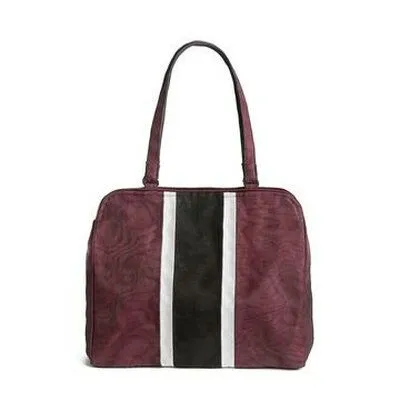 Smateria Smateria Schultertasche 'Nora L', Bordeaux (rot), – Produktbild 1 von 2