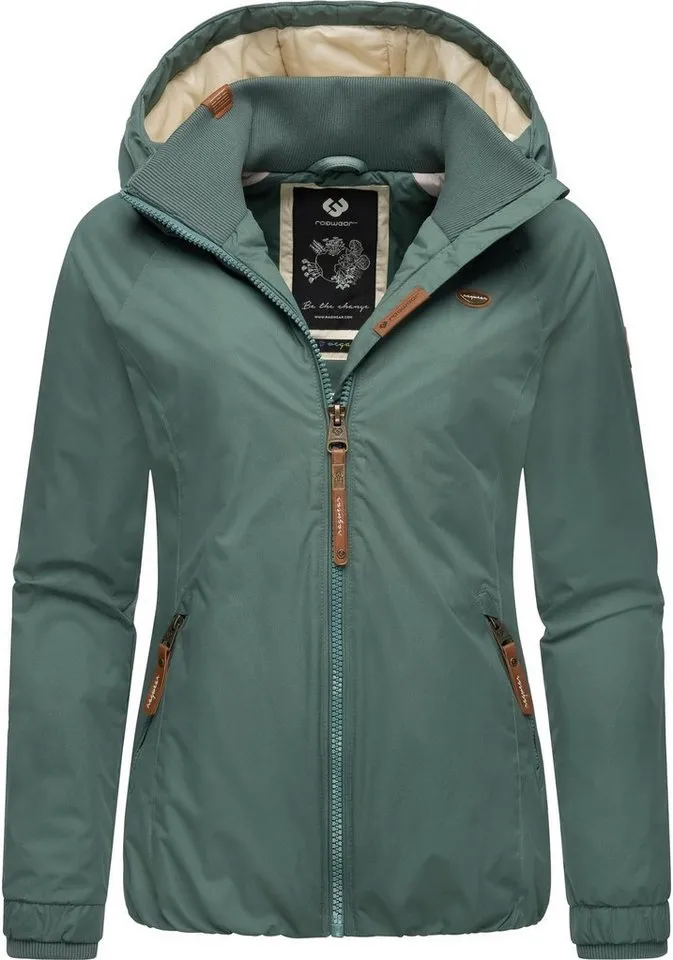 ragwear ragwear Winterjacke Dizzie Winter wasserdichte Outdoorjacke mit Kapuze für den Winter, Grün, – Produktbild 2 von 5