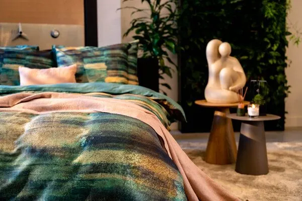 Kayori Kayori Toto - Bettwäsche - Baumwolle satin, Grün, – Produktbild 4 von 4